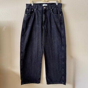 JASON WU Women's High Waist Ankle Relaxed Barrel Jeans Black - NWOT - Size 10